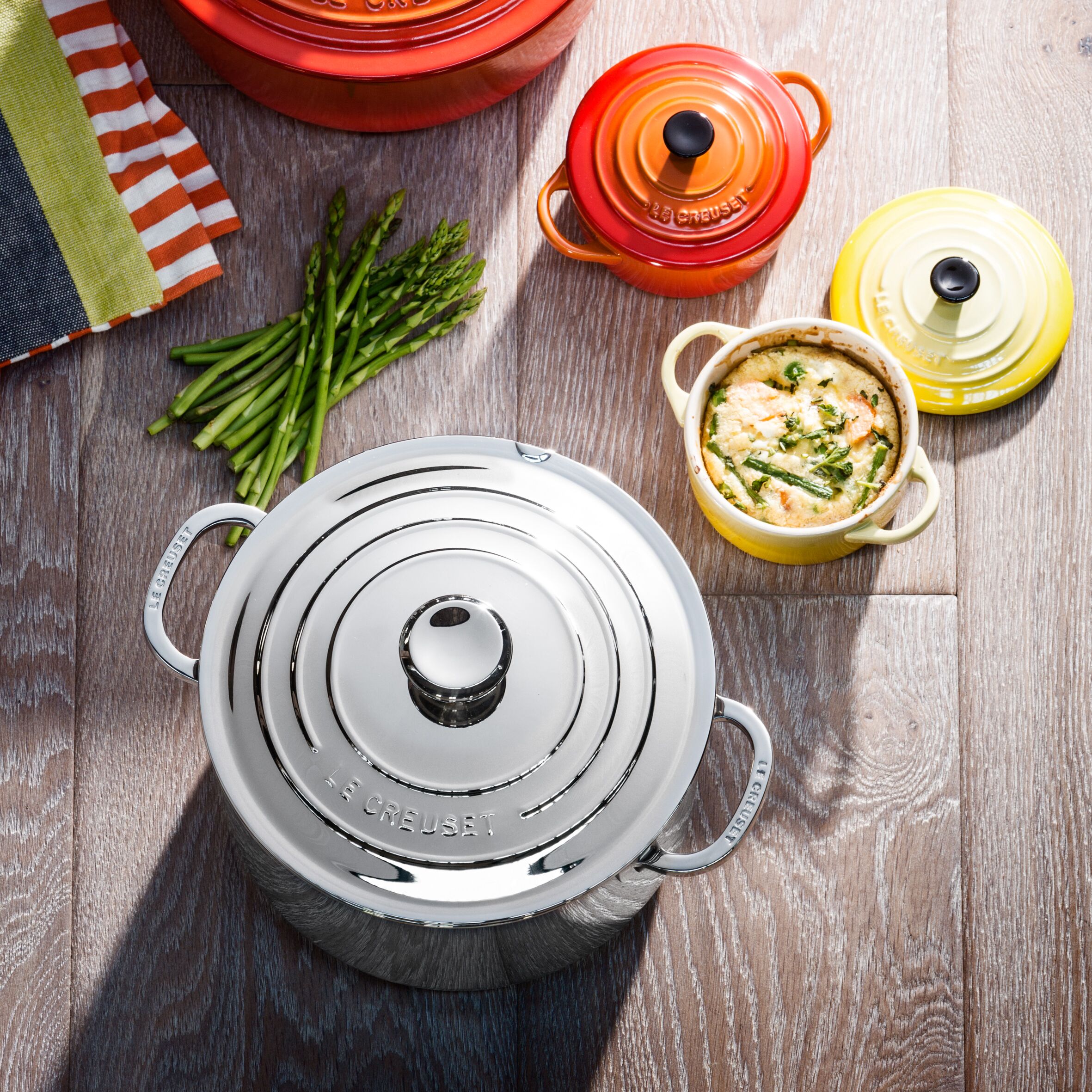 Olla Con Tapa Acero Inoxidable